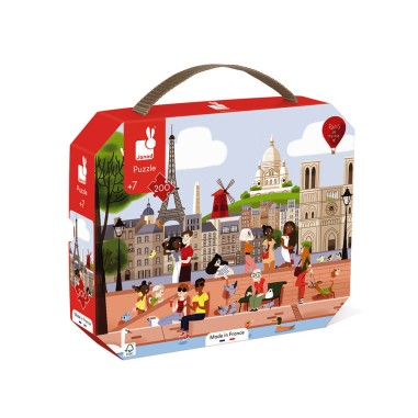 Puzzle vue de Paris 200 pieces - Janod