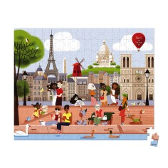 Puzzle Paris 200 pcs - Un jeu - Janod 2