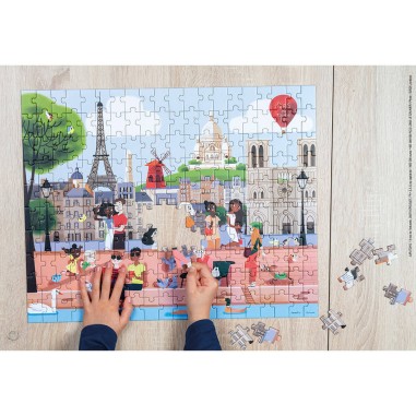 Puzzle Paris 200 pcs - Un jeu - Janod
