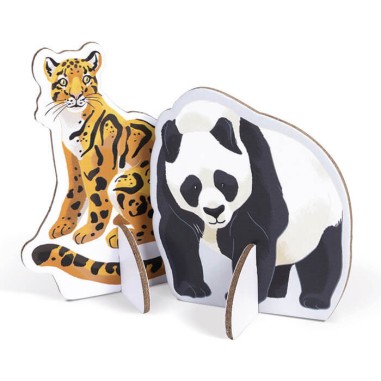 Puzzle éducatif 350 pièces les espèces prioritaires Wwf - Janod