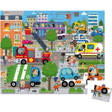 Puzzle city 36 pcs - Janod