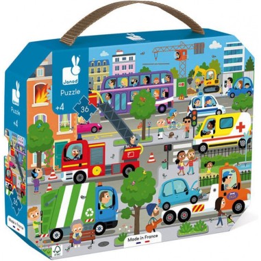 Puzzle city 36 pcs - Janod