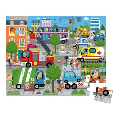 Puzzle city 36 pcs - Janod