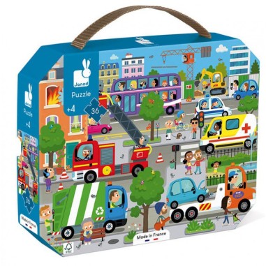 Puzzle city 36 pcs - Janod