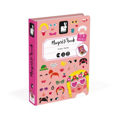 Magneti'Book Crazy Faces Fille - Janod