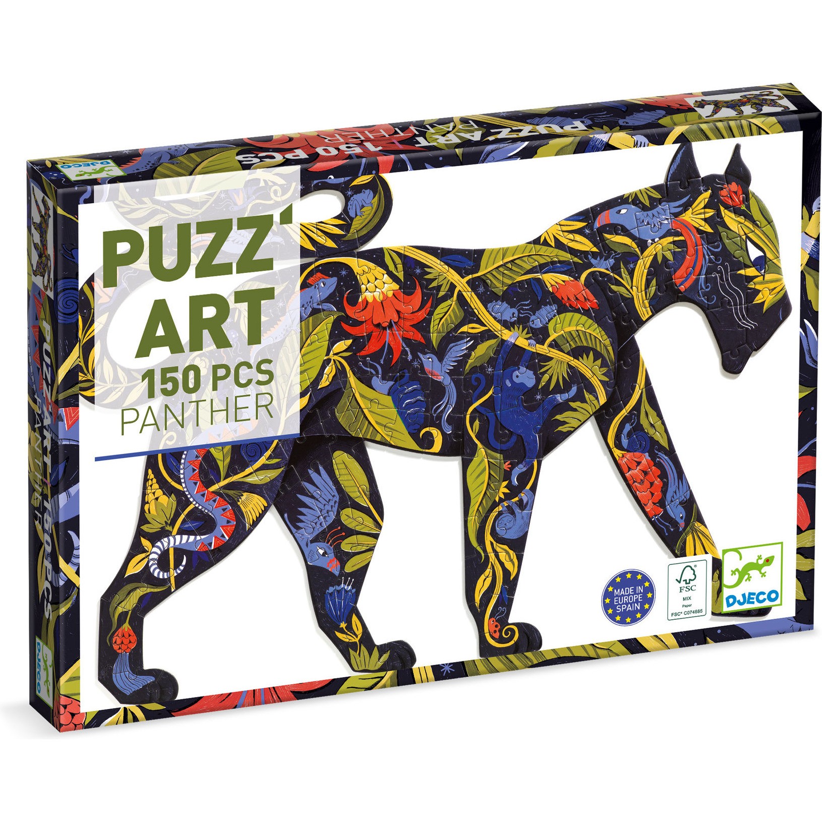 Puzzle Puzz'Art Panther 150 pièces Jeux classiques Djeco