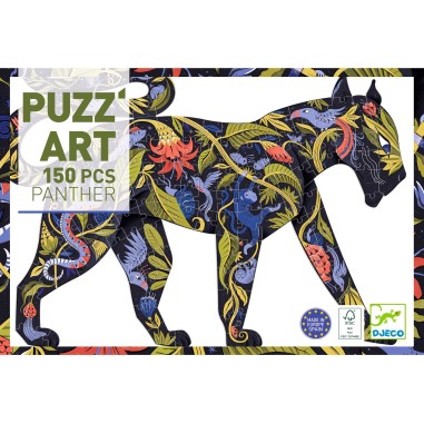 Puzz'Art - Panther - 150 pcs - Djeco