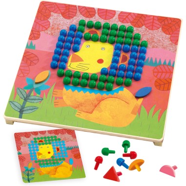 Jeux Éducatifs - Mosaïco Animaux - Djeco