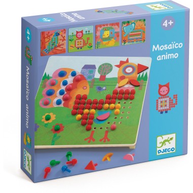 Djeco - Jeux Éducatifs - Mosaïco Animaux