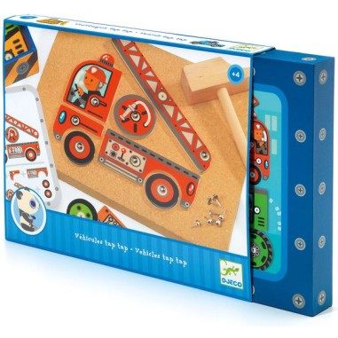 Jeu de bricolage Tap Tap Véhicules à clouer - Djeco