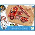 Jeu de bricolage Tap Tap Véhicules à clouer - Djeco
