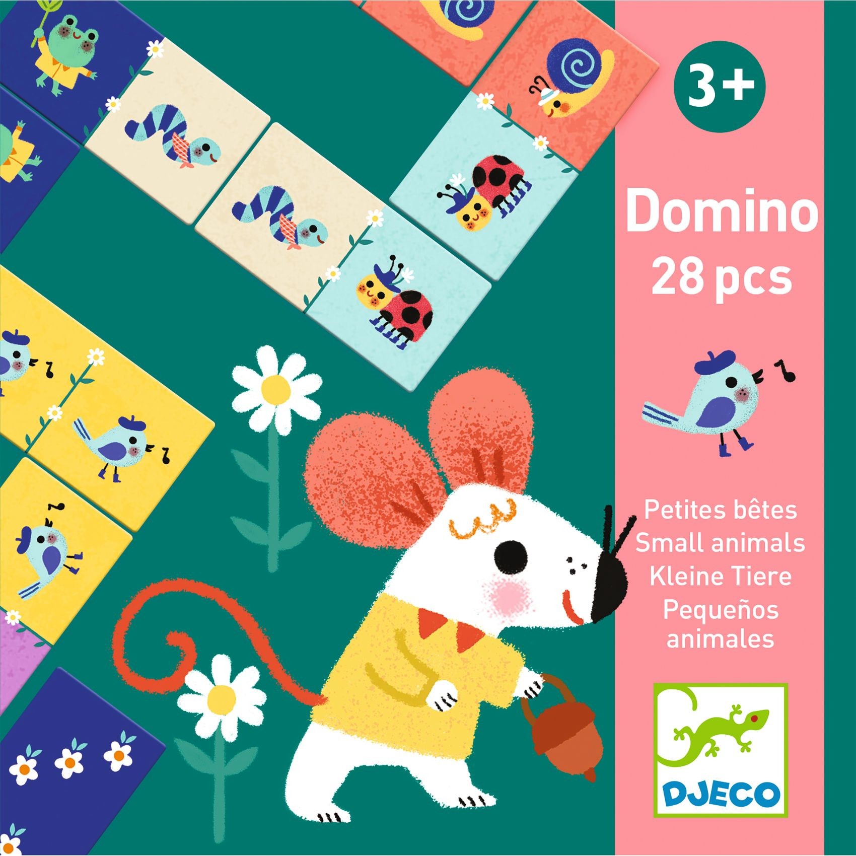 Mémo, Loto, Domino Domino Petites bêtes Djeco