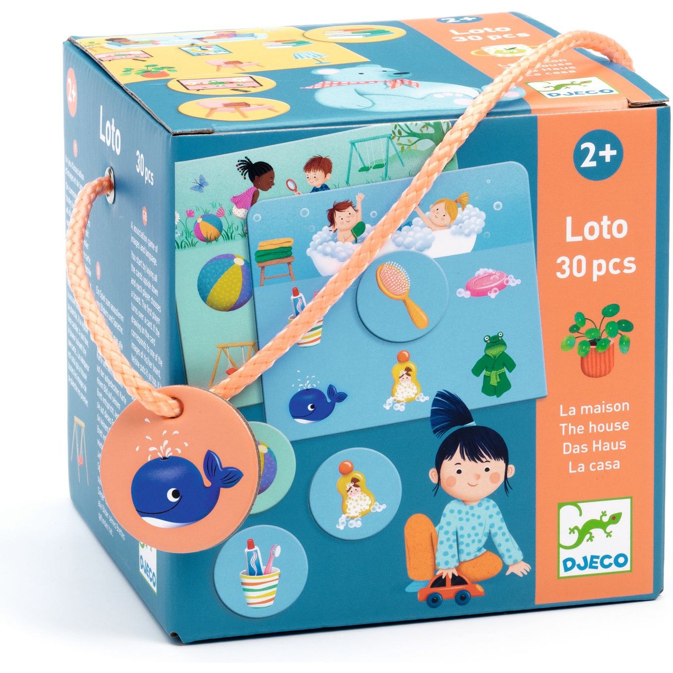 Jeux educatifs mémos, lotos, dominos : loto dans la maison Djeco
