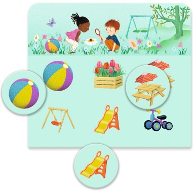 Loto Dans la maison - Jeu éducatif enfant - Djeco