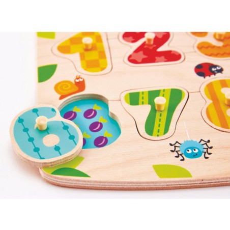 Puzzle à boutons Chiffres - Hape