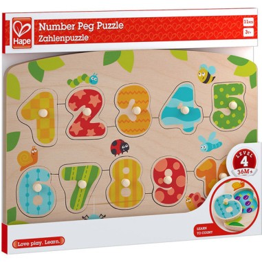 Puzzle à boutons Chiffres - Hape