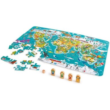 Puzzle et jeu tour du monde - Hape - Hape Toys