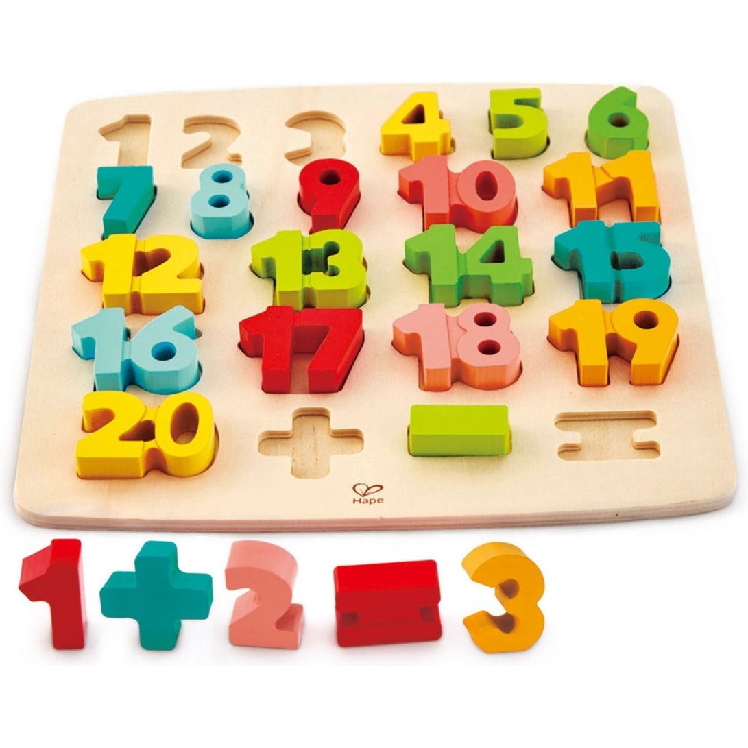 Puzzle grosses pièces maths Hape