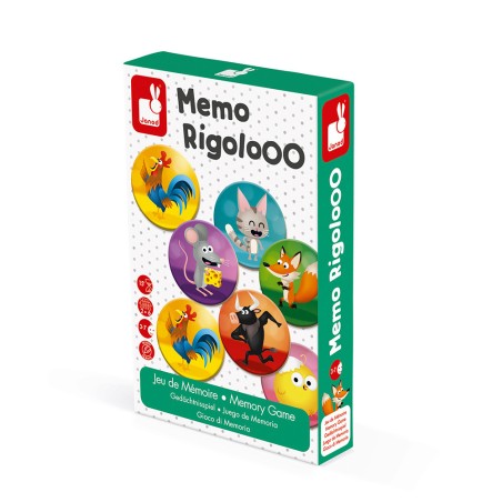 Mémo Rigolooo : Jeux de mémoire & d'associations - Janod