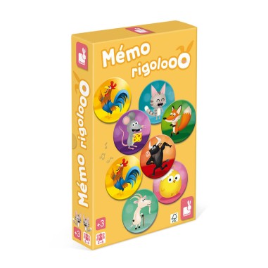Mémo Rigolooo : Jeux de mémoire & d'associations - Janod