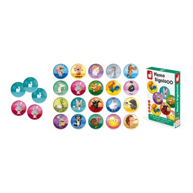 Mémo Rigolooo : Jeux de mémoire & d'associations - Janod