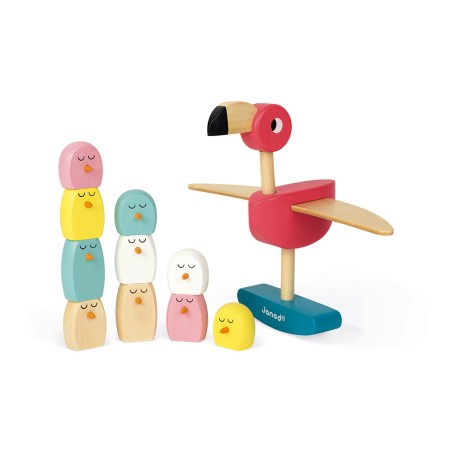 Jeu d'équilibre en bois - Jeu d'adresse enfant dès 3 ans - Janod