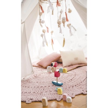 Jeu d'équilibre en bois - Jeu d'adresse enfant dès 3 ans - Janod