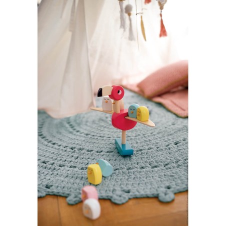 Jeu d'équilibre en bois - Jeu d'adresse enfant dès 3 ans - Janod