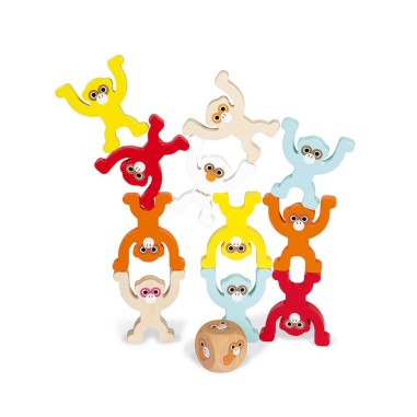 Jeu d'adresse en bois - Jeu de société pour enfant dès 3 ans - Janod