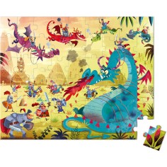 Puzzle Dragons 54 pcs - Un jeu - Janod
