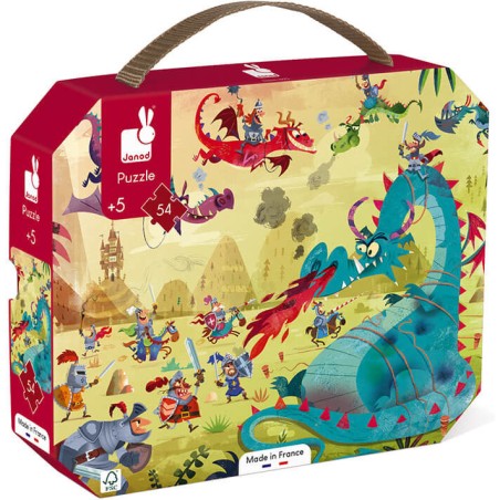 Puzzle Dragons 54 pcs - Un jeu - Janod Puzzle Dragons 54 pcs - Un jeu - Janod