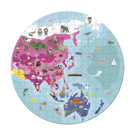 Valisette Puzzle 'Planète Bleue' 208 pièces : Puzzles 150 à 499 pièces - Janod Valisette Puzzle 'Planète Bleue' 208 pièces : Puzzles 150 à 499 pièces - Janod