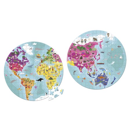 Valisette Puzzle 'Planète Bleue' 208 pièces : Puzzles 150 à 499 pièces - Janod Valisette Puzzle 'Planète Bleue' 208 pièces : Puzzles 150 à 499 pièces - Janod