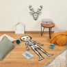 Puzzle corps humain - 4 Puzzles éducatifs géants dès 4 ans - Janod