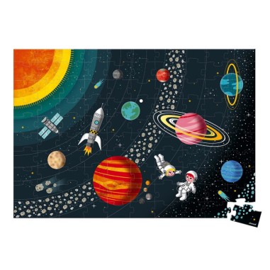 Puzzle éducatif Système Solaire 100 pcs - Janod