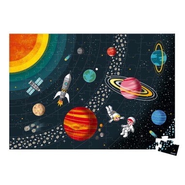 Puzzle éducatif Système Solaire 100 pcs - Janod