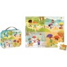 Puzzle Les Saisons - 36 pcs - Un jeu - Janod
