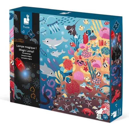 Puzzle phosphorescent - Puzzle magique l'océan pour enfant 3 ans - Janod Puzzle phosphorescent - Puzzle magique l'océan pour enfant 3 ans - Janod