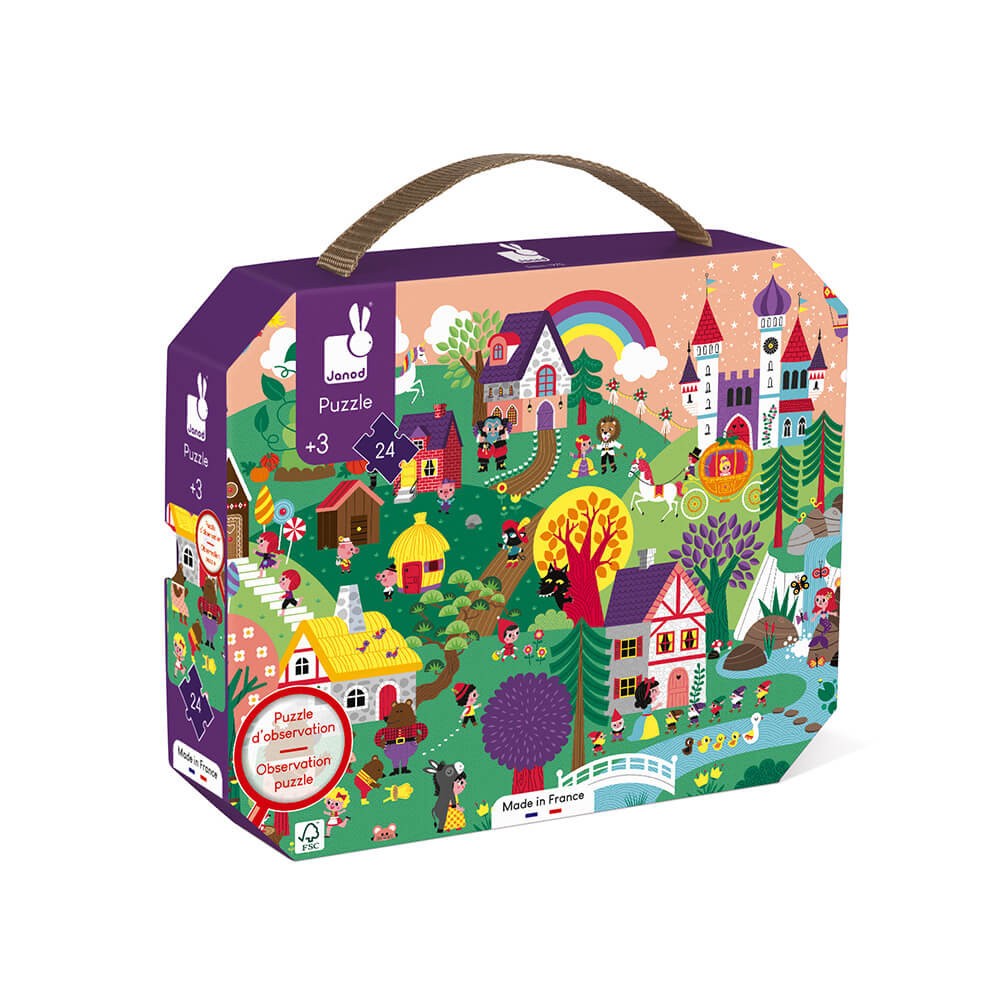 Puzzle d'observation Les Contes 24 pièces Janod