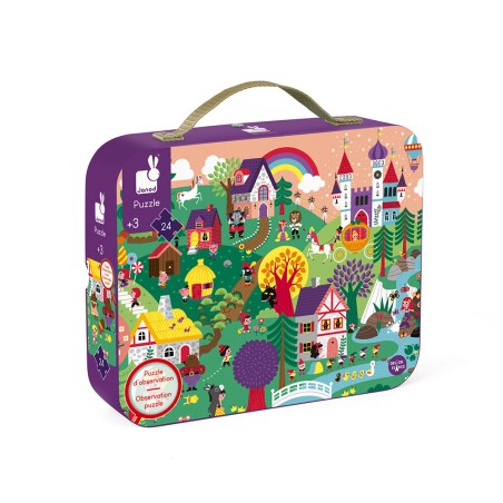 Puzzle d'observation les contes 24 pièces - Janod