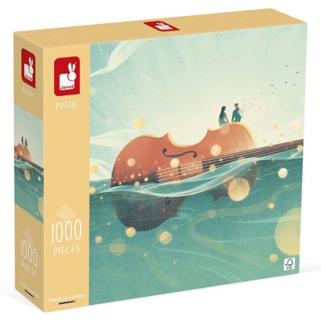 Puzzle romance en mer - 1000 pièces - Janod Puzzle romance en mer - 1000 pièces - Janod
