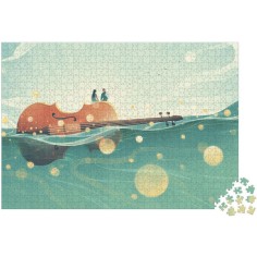 Puzzle romance en mer - 1000 pièces - Janod 2