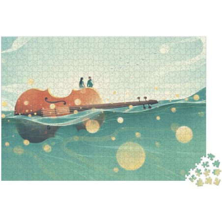 Puzzle romance en mer - 1000 pièces - Janod Puzzle romance en mer - 1000 pièces - Janod
