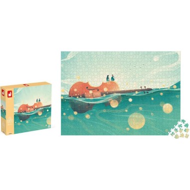 Puzzle romance en mer - 1000 pièces - Janod