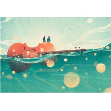 Puzzle romance en mer - 1000 pièces - Janod