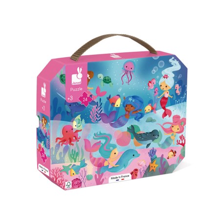 Puzzle Les Sirènes 24 pcs - Un jeu - Janod