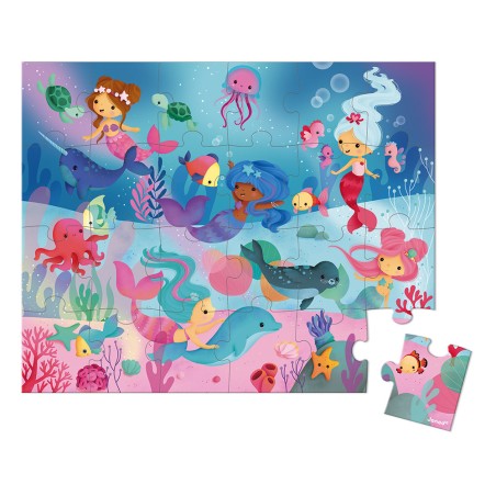 Puzzle Les Sirènes 24 pcs - Un jeu - Janod