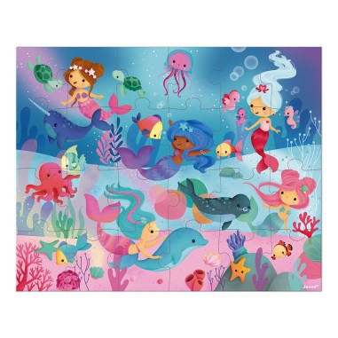Puzzle Les Sirènes 24 pcs - Un jeu - Janod