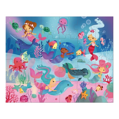 Puzzle Les Sirènes 24 pcs - Un jeu - Janod