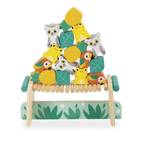 Jeu d'équilibre bois - Jeu de societe enfant 2 ans - Janod